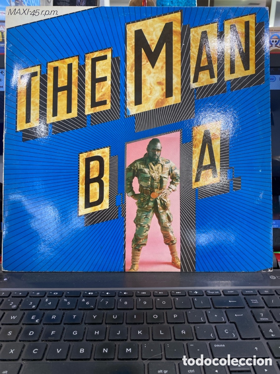 Discos de vinilo: THE MAN - B.A. POWERBEAT MAXI SINGLE SPAIN - Foto 1