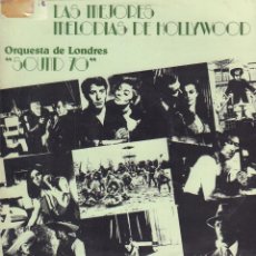 Discos de vinilo: LA MEJORES MELODIAS DE HOLLYWOOD - ORQUESTA DE LONDRES ”SOUND 70” / DOBLE LP MCA 19771º RF-17607