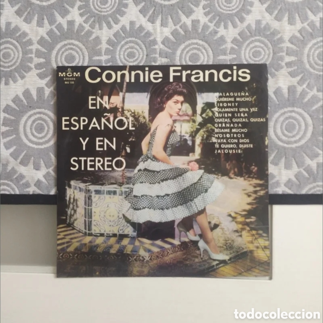 Discos de vinilo: Lp Connie Francis en espa&ntilde;ol y en stereo - Foto 1