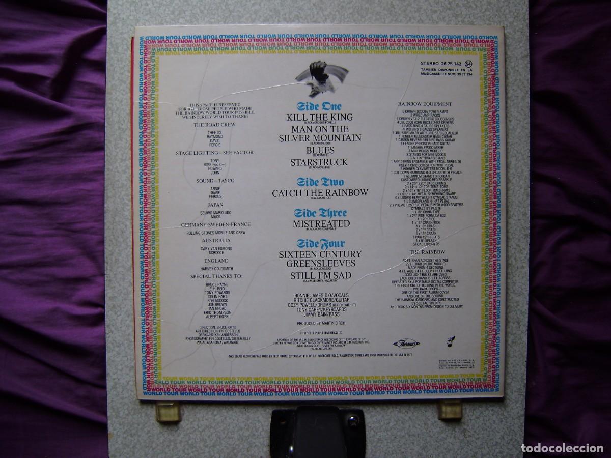 Discos de vinilo: RAINBOW.ON STAGE...DOBLE LP - Foto 2