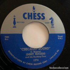 Discos de vinilo: JIMMY ROGERS AND HIS ROCKING FOUR – SLOPPY DRUNK(CHESS 1574, 7”, RE, UNOFFICIAL, UK, 2009) BLUES