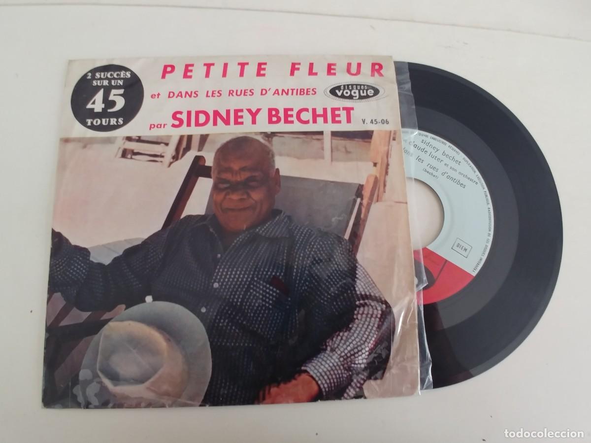 Discos de vinilo: SIDNEY BECHET-SINGLE PETITE FLEUR-FRANCES - Foto 1