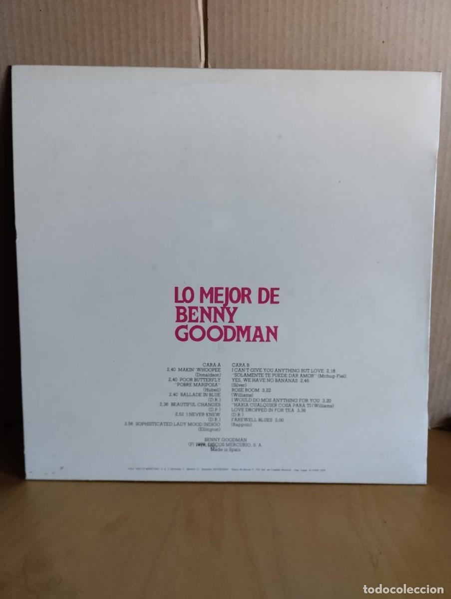Discos de vinilo: BENNY GOODMAN ---- LO MEJOR DE - Foto 2