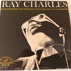 Discos de vinilo: RAY CHARLES - LA HORA DE LLORAR + 3 TEMAS ABC PARAMOUNT - 1966