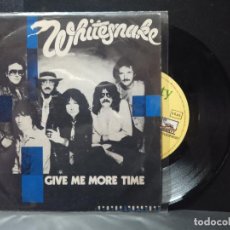 Discos de vinilo: WHITESNAKE GIVE ME MORE TIME SINGLE SPAIN 1984 PDELUXE