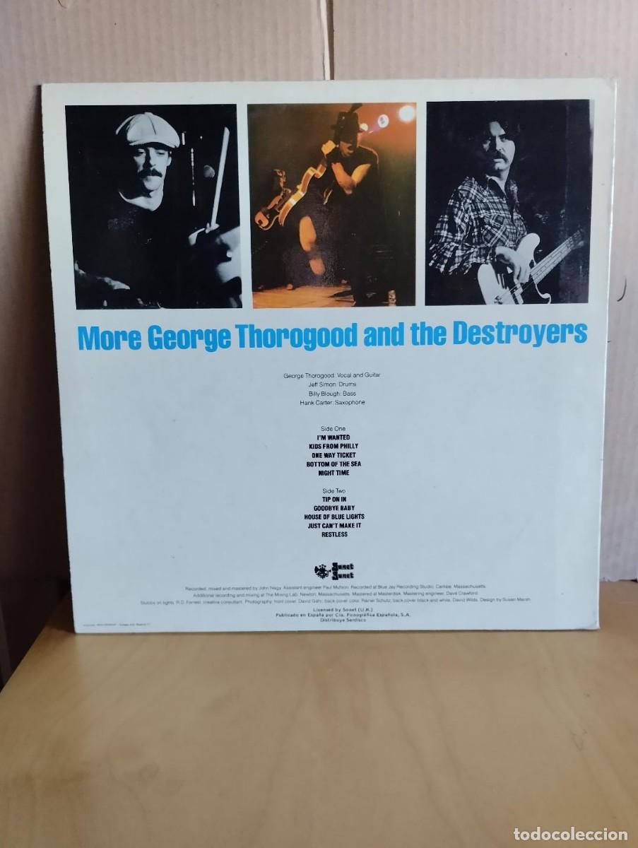 Discos de vinilo: GEORGE THOROGOOD & THE DESTROYERS --- MORE - Foto 2