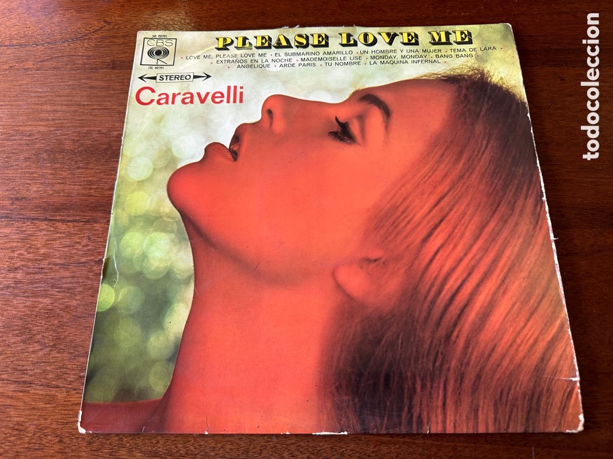 Discos de vinilo: CARAVELLI - PLESE LOVE ME 1966 CBS - Foto 7