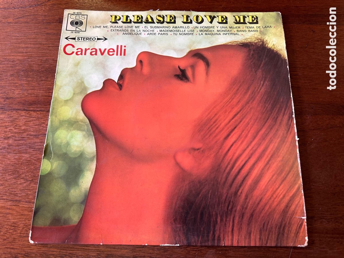 Discos de vinilo: CARAVELLI - PLESE LOVE ME 1966 CBS - Foto 1