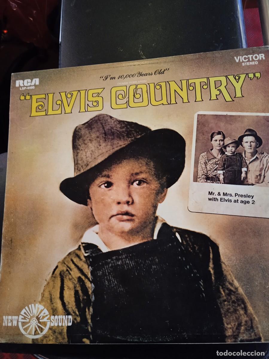 Discos de vinilo: ELVIS PRESLEY- ELVIS COUNTRY. LP - Foto 1