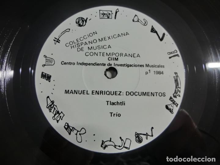 Discos de vinilo: Manuel Enr&iacute;quez &ndash; Documentos (MEXICO 1984) - Foto 3