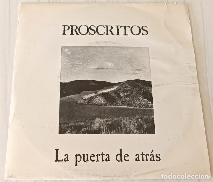 Discos de vinilo: PROSCRITOS - LA PUERTA DE ATR&Aacute;S GRAB. INTERFERENCIAS - 1990 - Foto 1