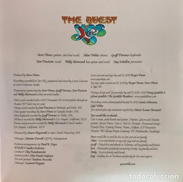 Discos de vinilo: YES * 2LP Vinilo + 2 CD * THE QUEST * Gatefold * Precintado!! - Foto 24