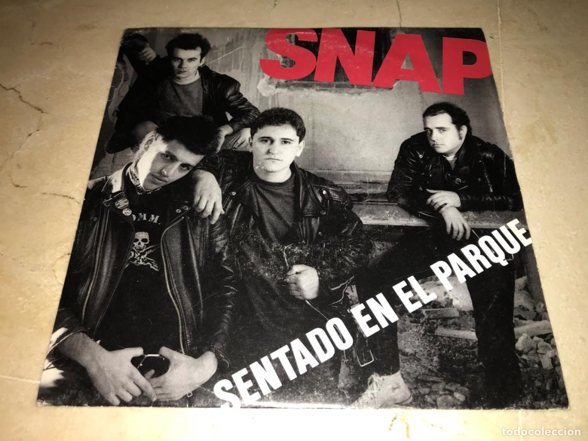 Discos de vinilo: SNAP-SENTADO EN EL PARQUE-ORIGINAL 1990 - Foto 1