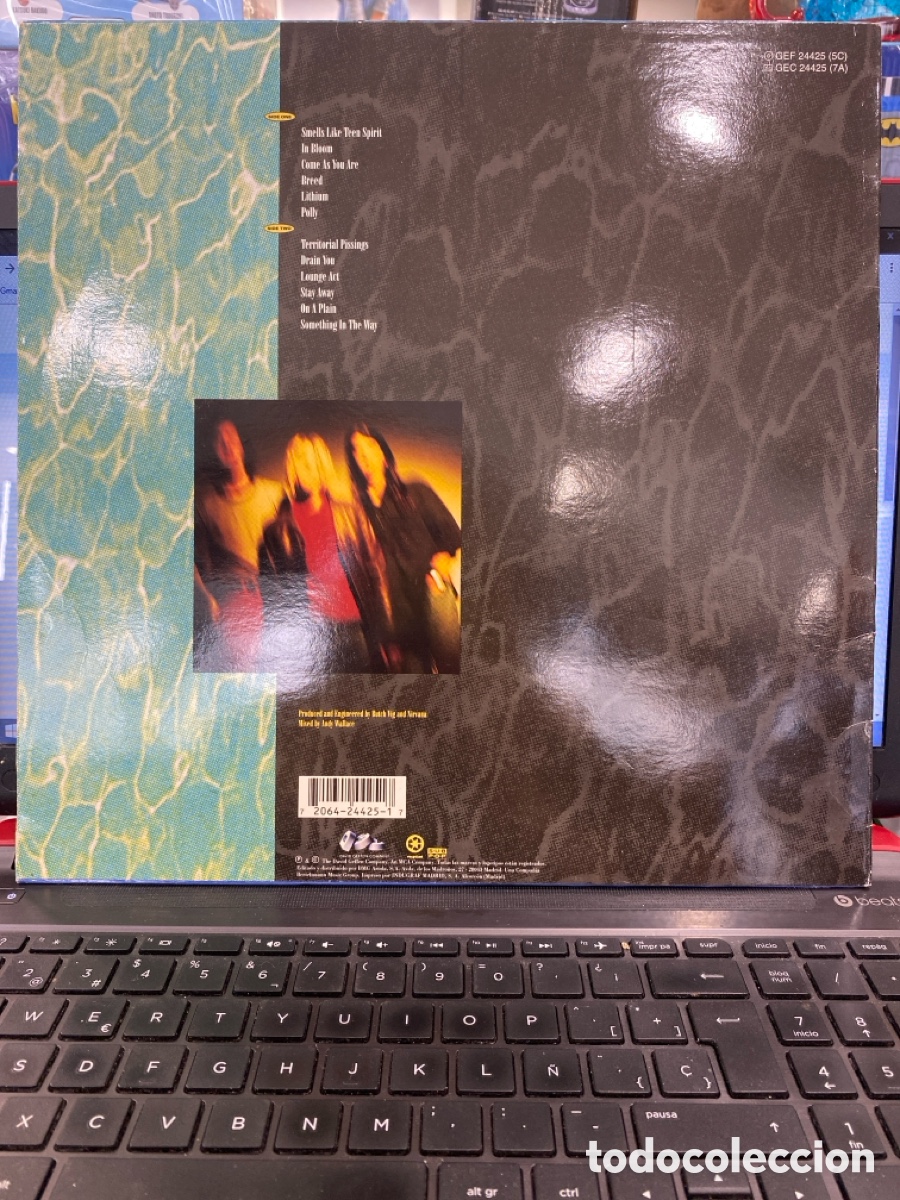Discos de vinilo: NIRVANA - NEVERMIND LP SPAIN 1991 - Foto 2
