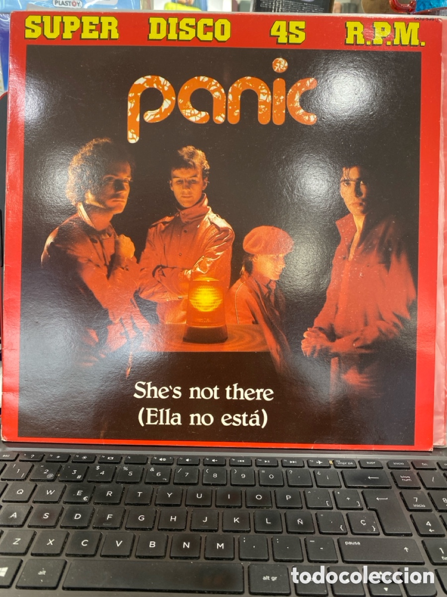 Discos de vinilo: PANIC -SHES NOT THERE - ELLA NO EST&Aacute; MAXI SINGLE SPAIN - Foto 1