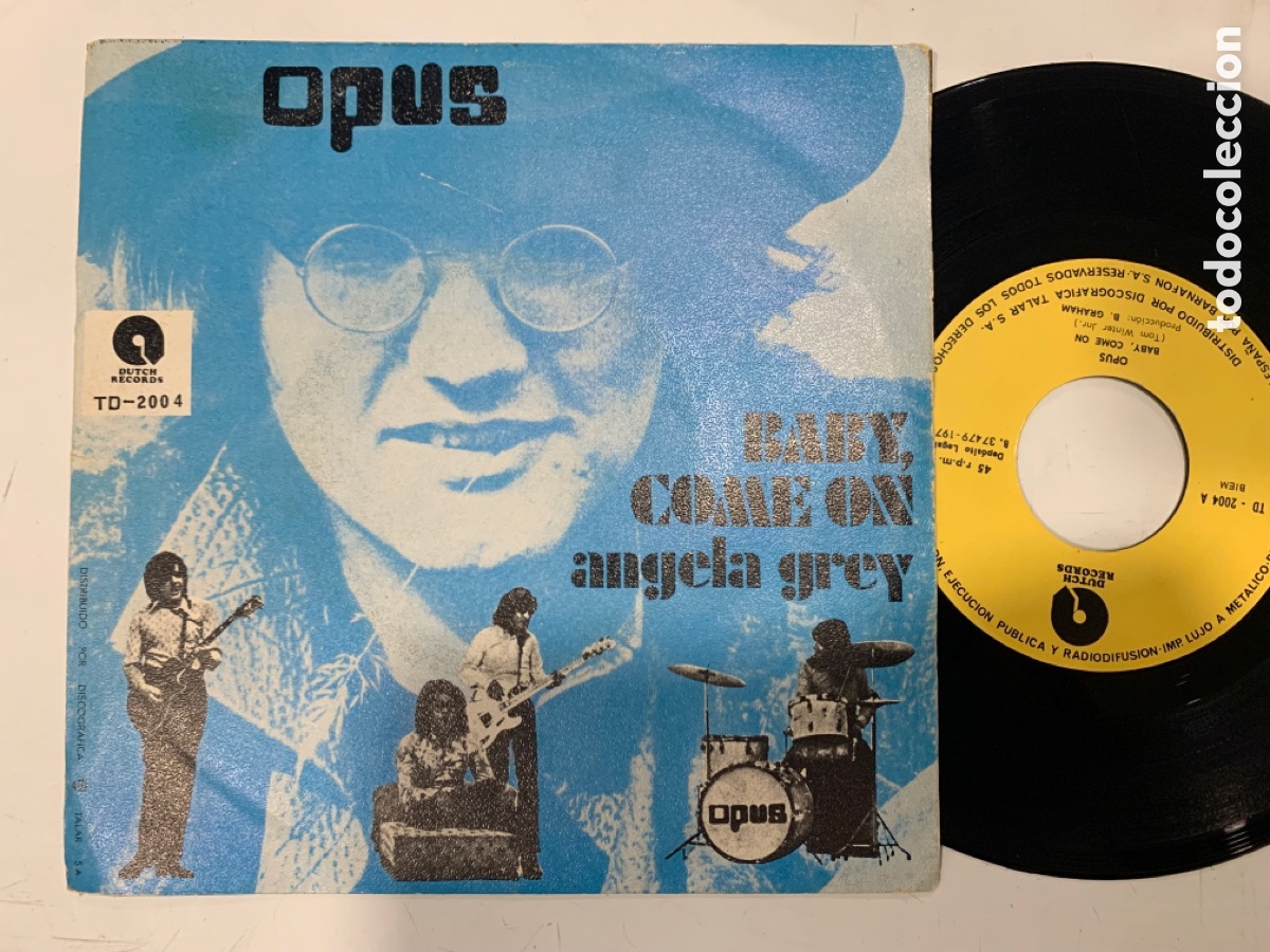 Discos de vinilo: Single ep opus baby come on de 1970 - Foto 1