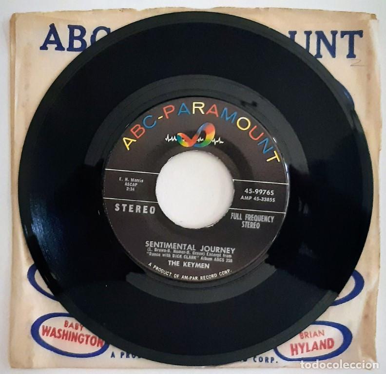 Discos de vinilo: The Keymen. Like help man/ Sentimental journey. ABC-Paramount, USA single - Foto 2