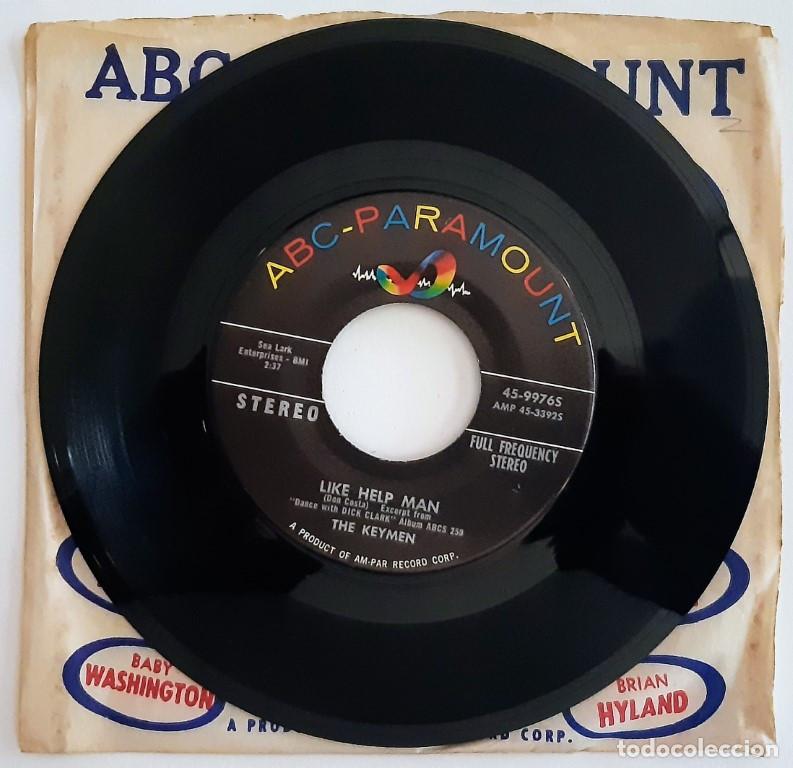 Discos de vinilo: The Keymen. Like help man/ Sentimental journey. ABC-Paramount, USA single - Foto 3