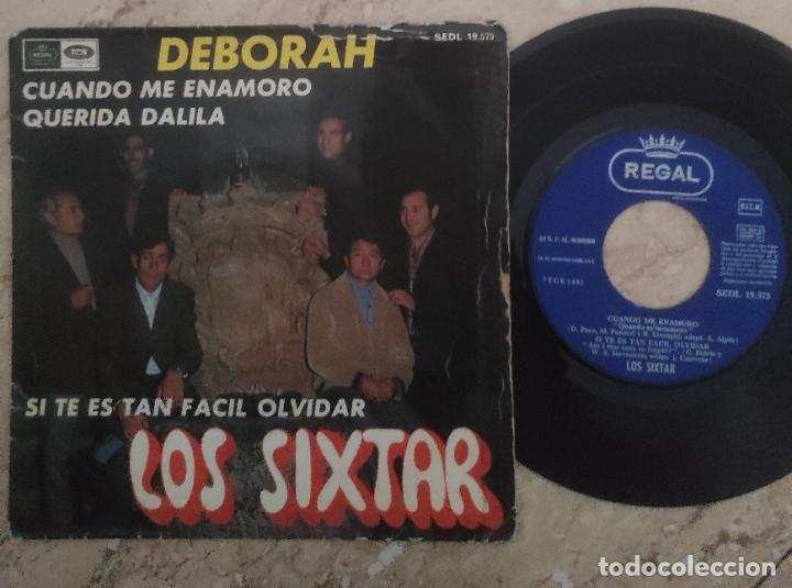 Discos de vinilo: LOS SIXTAR -DEBORAH + 3 - EP- ESPA&Ntilde;A - EMI 1968 - Foto 1