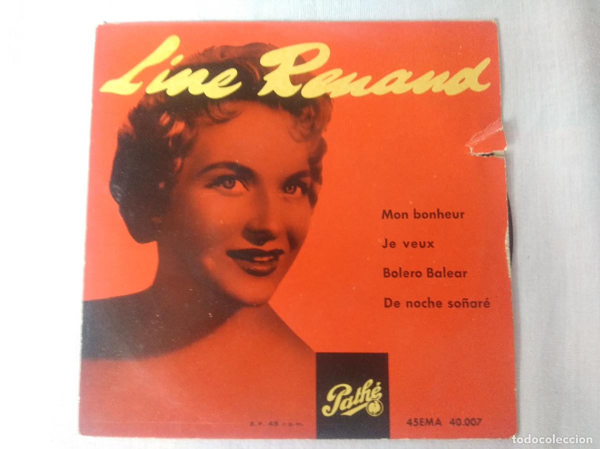 Discos de vinilo: LINE RENAUD/MON BONHEUR/SINGLE. - Foto 1