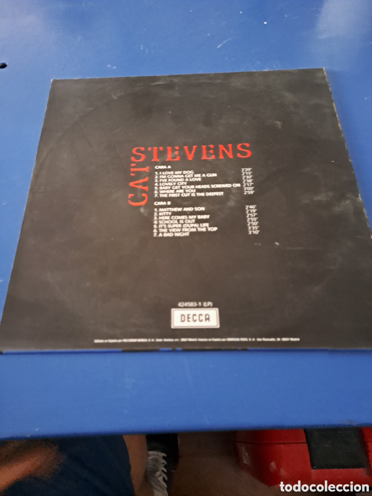 Discos de vinilo: Cat Stevens &ndash; Cat Stevens Sello: Decca &ndash; 424583-1 - Foto 2