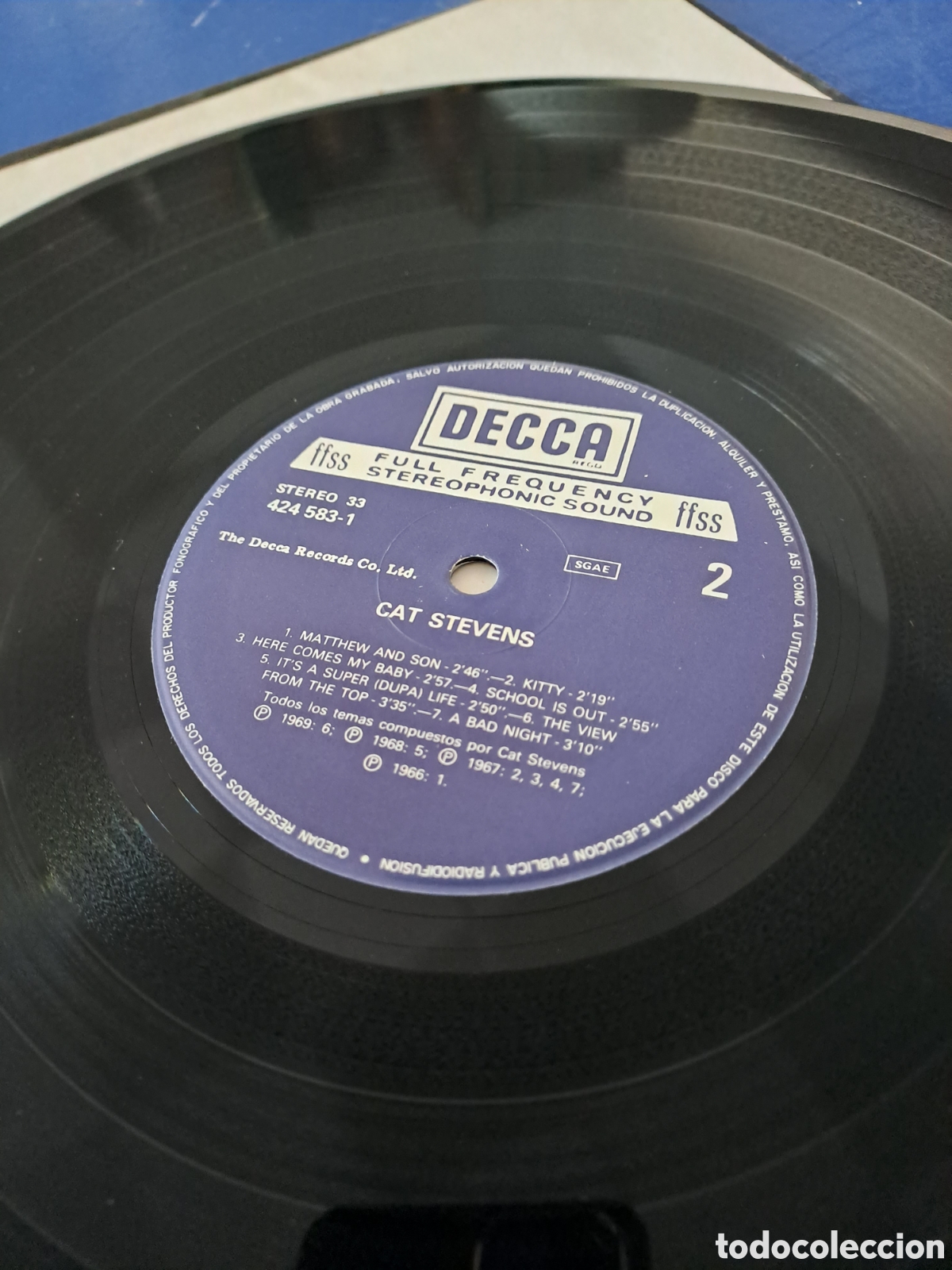 Discos de vinilo: Cat Stevens &ndash; Cat Stevens Sello: Decca &ndash; 424583-1 - Foto 6