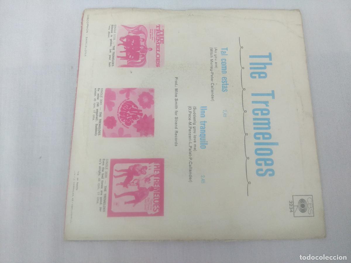 Discos de vinilo: THE TREMELOES/TAL COMO ESTAS/SINGLE. - Foto 3
