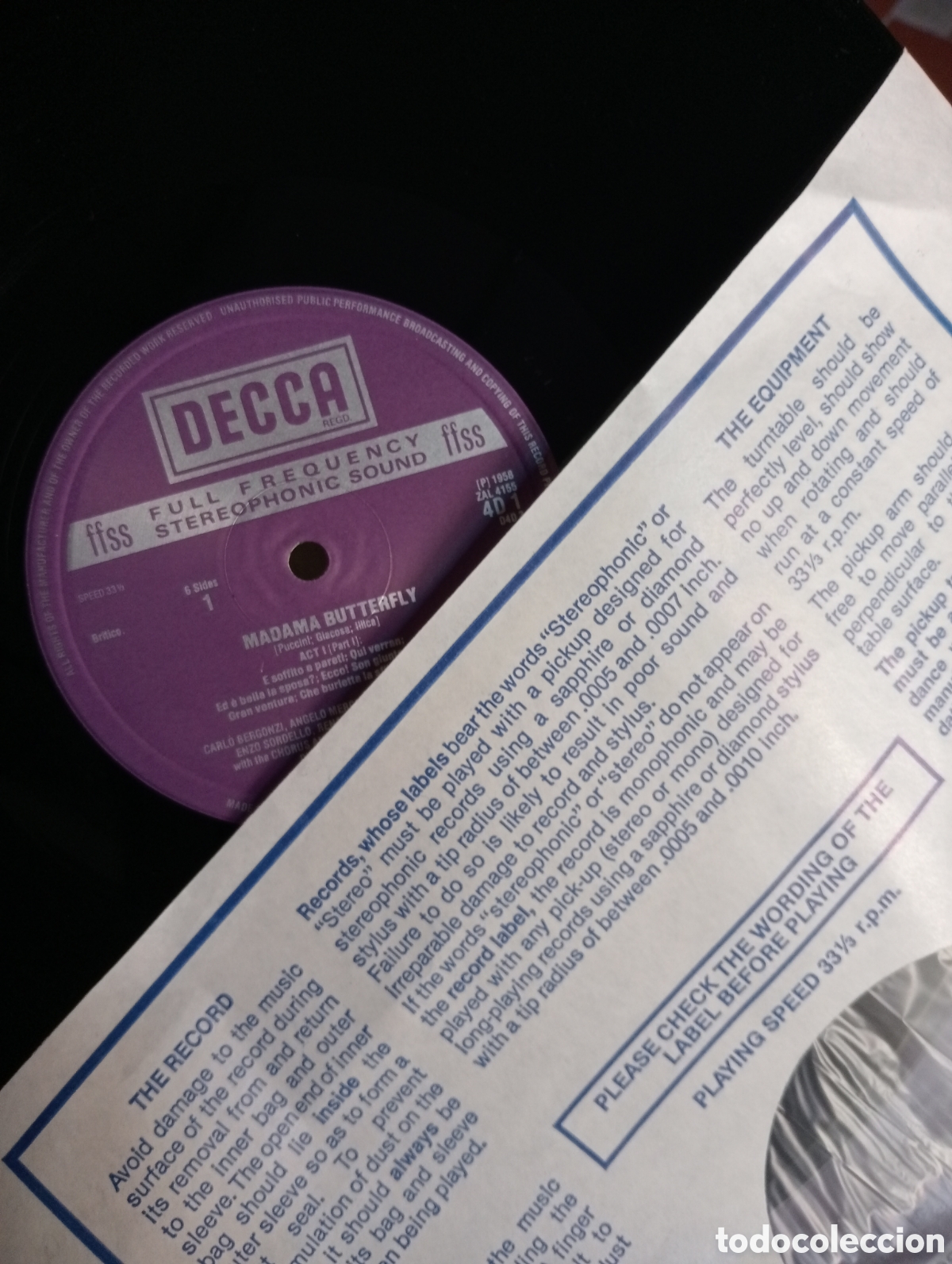 Discos de vinilo: Puccini madama buterfly - Foto 5