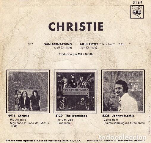 Discos de vinilo: Christie &lrm;&ndash; San Bernardino - Foto 2