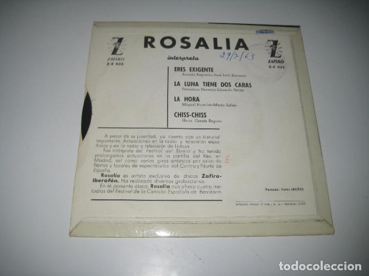 Discos de vinilo: Rosalia - Eres exigente +3 EP 1963 - Foto 2