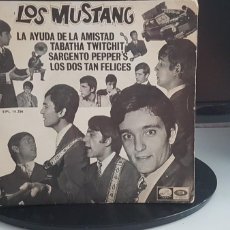 Discos de vinilo: LOS MUSTANG ”SARGENTO PEPPERS / LA AYUDA DE LA AMISTAD +2” EP AÑO 1967 - LEER DESCRIPCIÓN