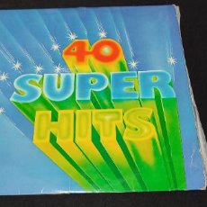 Discos de vinilo: 40 SUPER HITS 2 LPS BUEN ESTADO