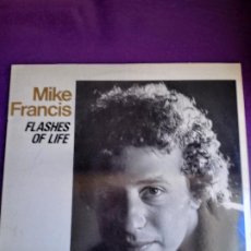 Discos de vinilo: MIKE FRANCIS – FLASHES OF LIFE - LP ZAFIRO 1988 - ITALODISCO, ELECTRONICA DISCO POP 80'S, COMO NUEVO