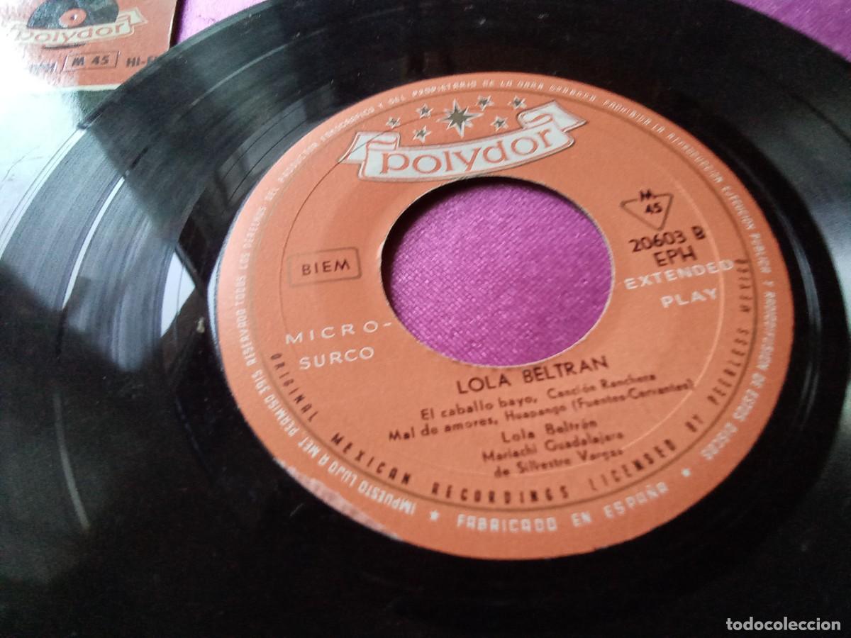Discos de vinilo: LOLA BELTRAN EP L MA 2 5C2 - Foto 2
