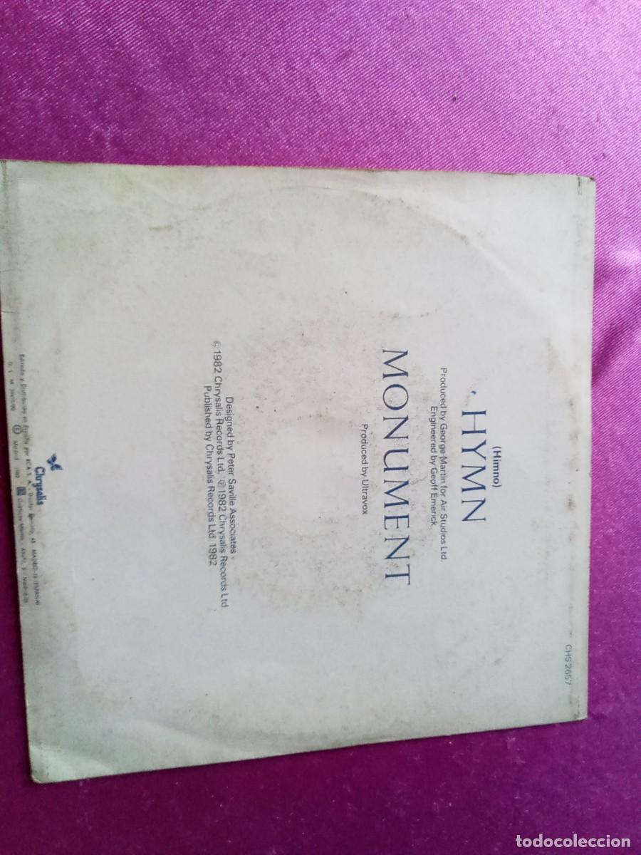 Discos de vinilo: ULTRAVOX HYMN EP L MA 2 5C2 - Foto 2