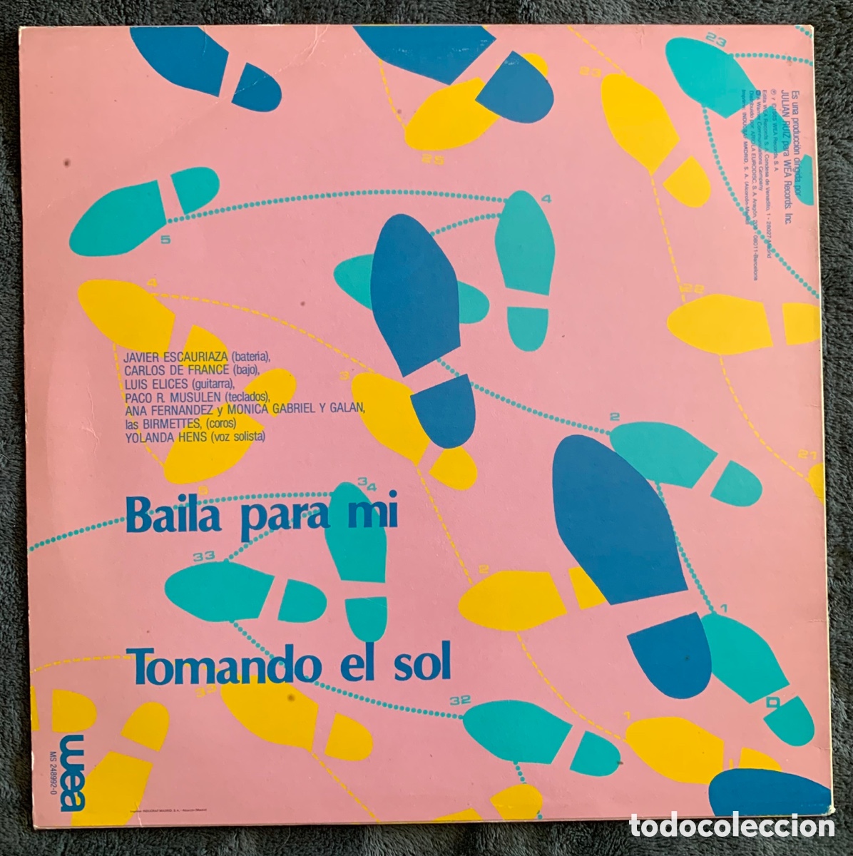 Discos de vinilo: Objetivo Birmania. Baila para m&iacute;. Maxi. - Foto 2