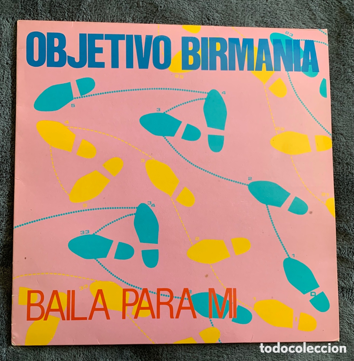 Discos de vinilo: Objetivo Birmania. Baila para m&iacute;. Maxi. - Foto 1