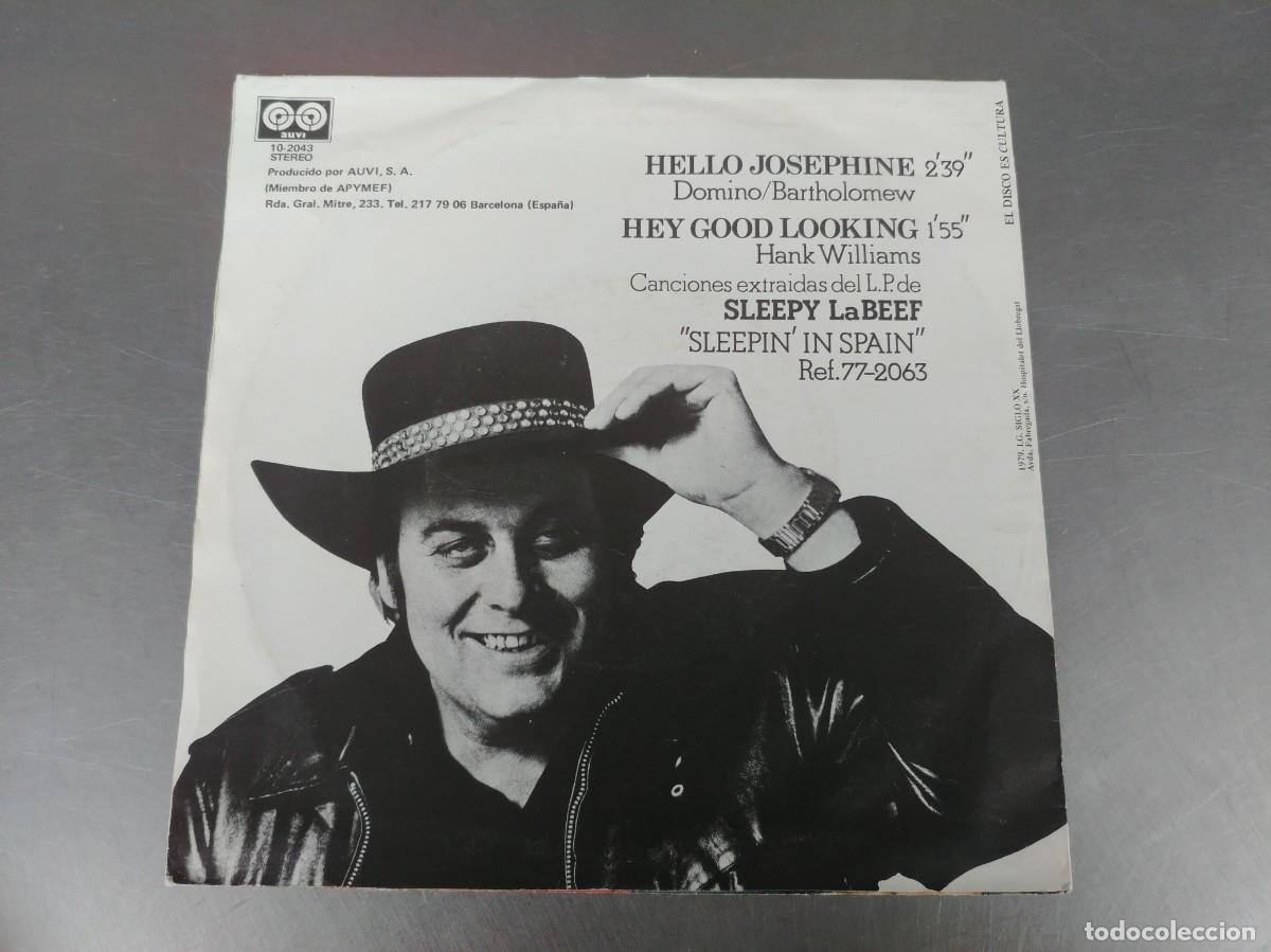 Discos de vinilo: SLEEPY LABEEF-SINGLE HELLO JOSEPHINE - Foto 2