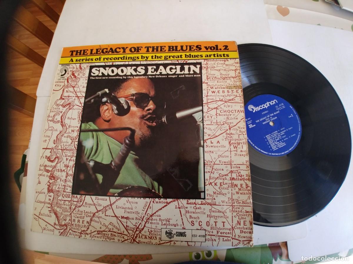 Discos de vinilo: SNOOKS EAGLIN-LP THE LEGACY OF THE BLUES VOL.2