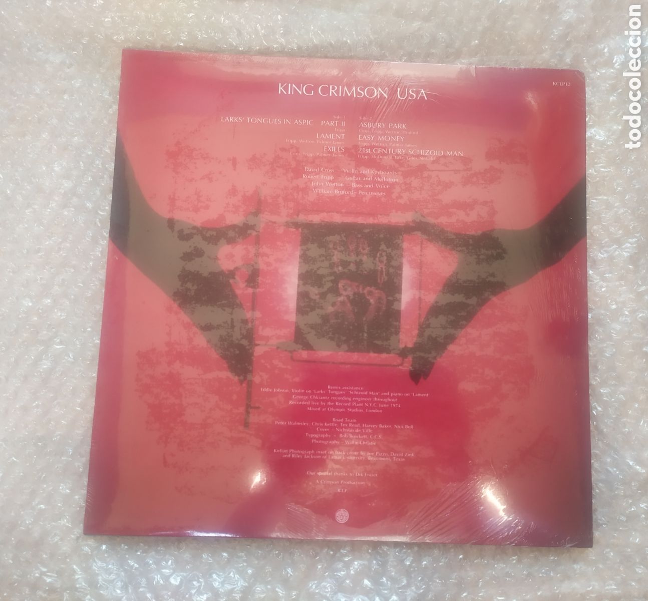Discos de vinilo: King crimson usa precintado - Foto 2