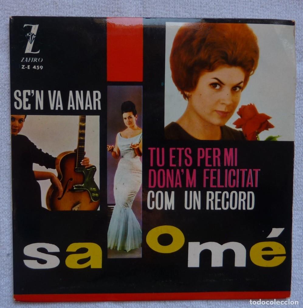 Discos de vinilo: SALOME // SEN VA ANAR+3 // 1963 // EP - Foto 1
