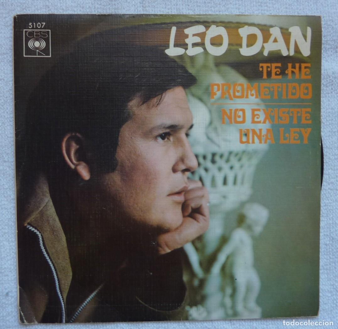 Discos de vinilo: LEO DAN // TE HE PROMETIDO // 1970 // SINGLE - Foto 1