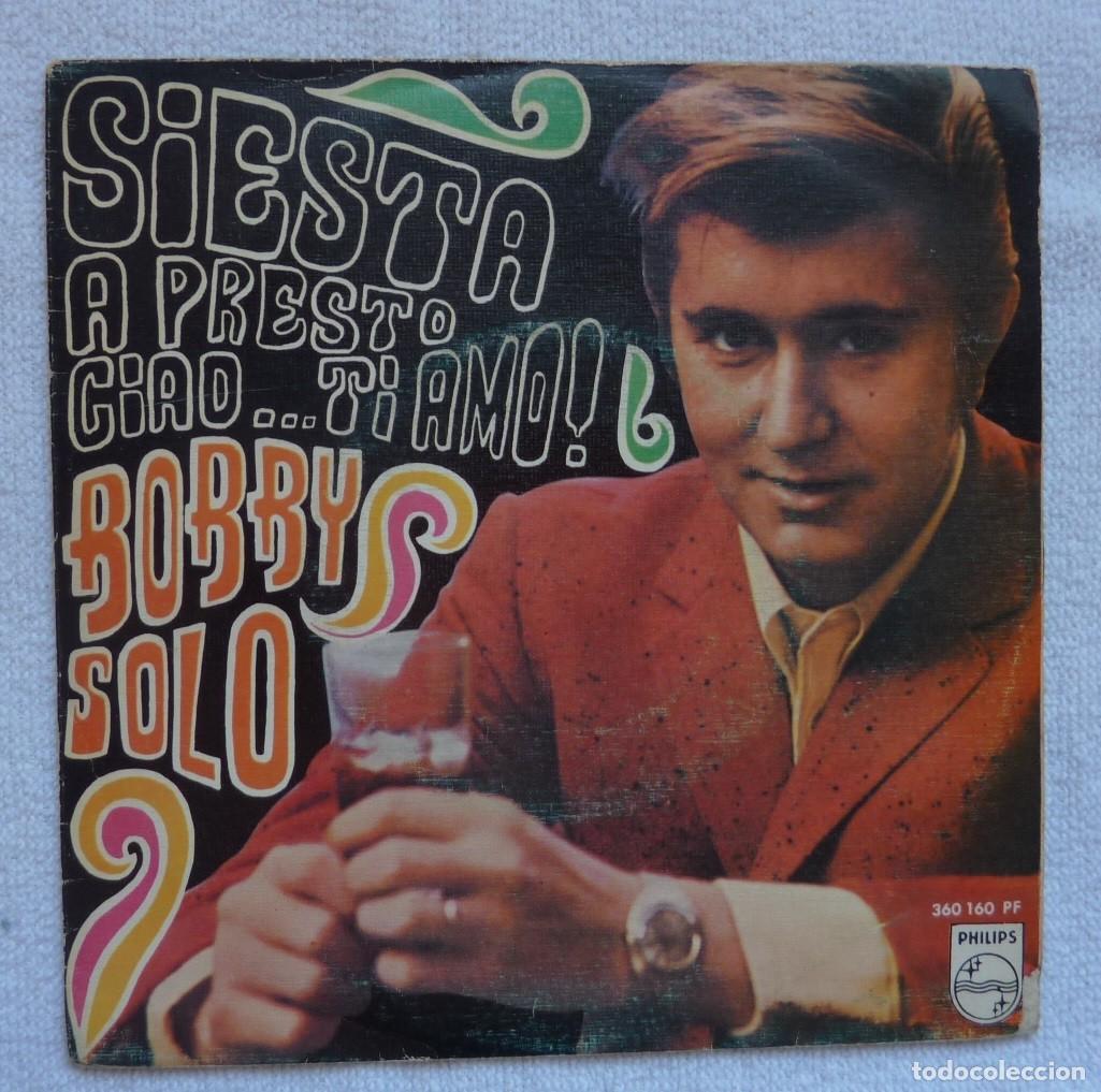 Discos de vinilo: BOBBY SOLO // SIESTA // 1968 // SINGLE - Foto 1