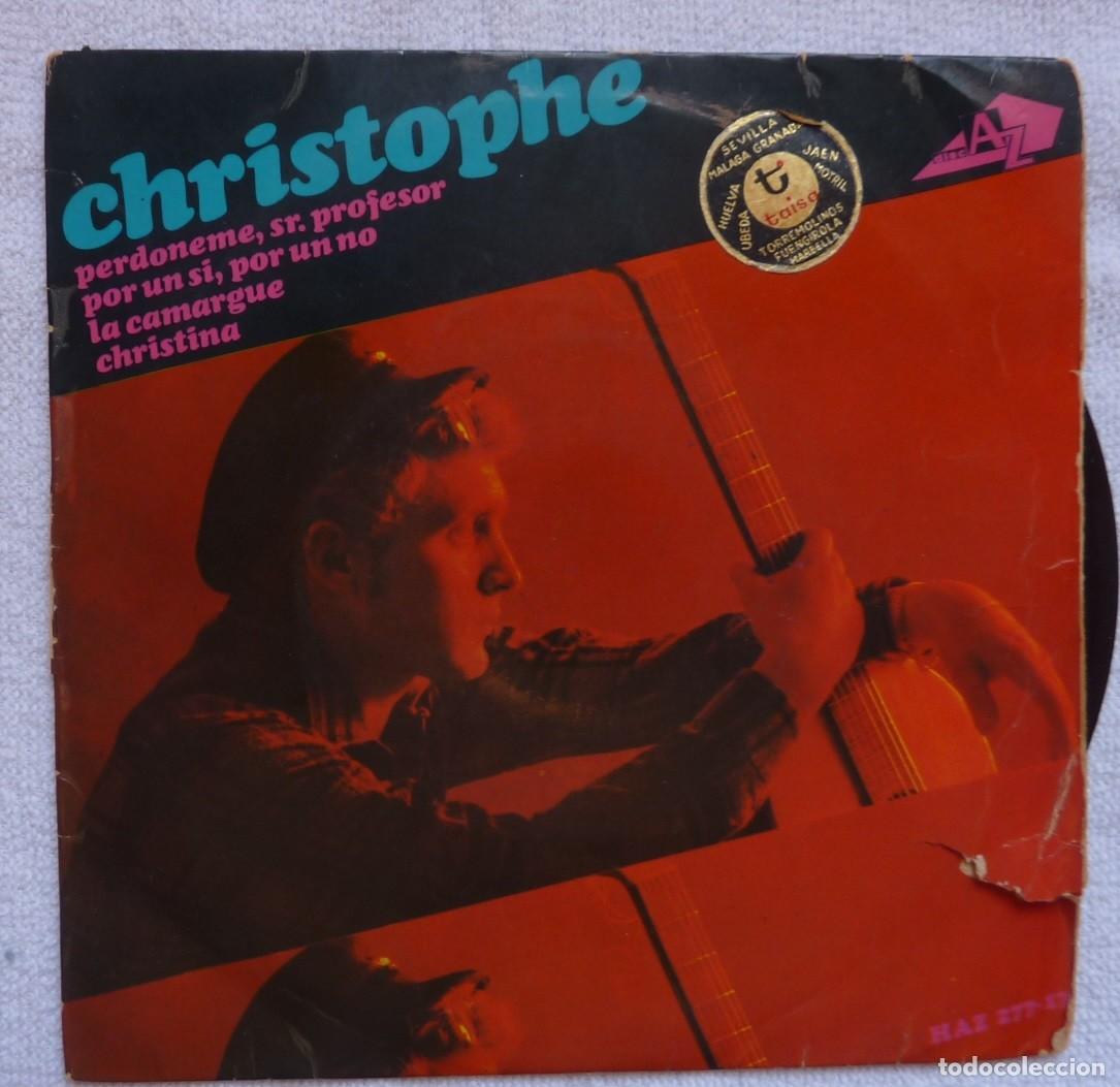 Discos de vinilo: CHRISTOPHE // PERDONAME,SR. PROFESOR+3 // 1966 // EP - Foto 1