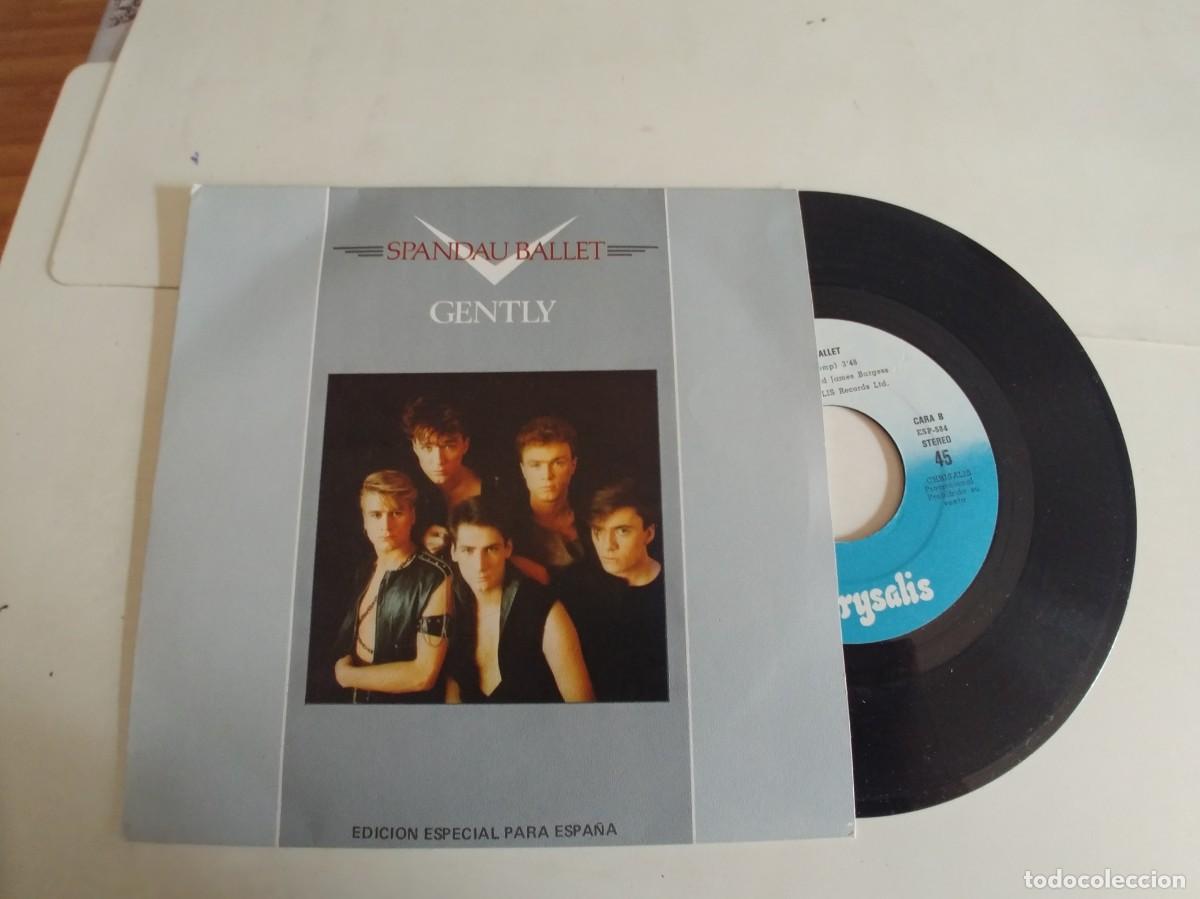 Discos de vinilo: SPANDAU BALLET-SINGLE GENTLY-NUEVO - Foto 1