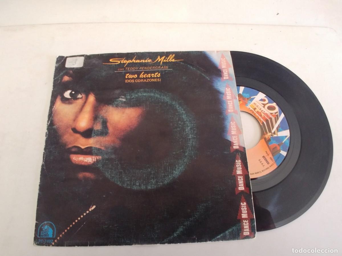 Discos de vinilo: STEPHANIE MILLS CON TEDDY PENDERGRASS-SINGLE TWO HERATS - Foto 1
