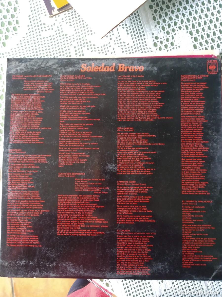 Discos de vinilo: Vinilo. Soledad Bravo. - Foto 2