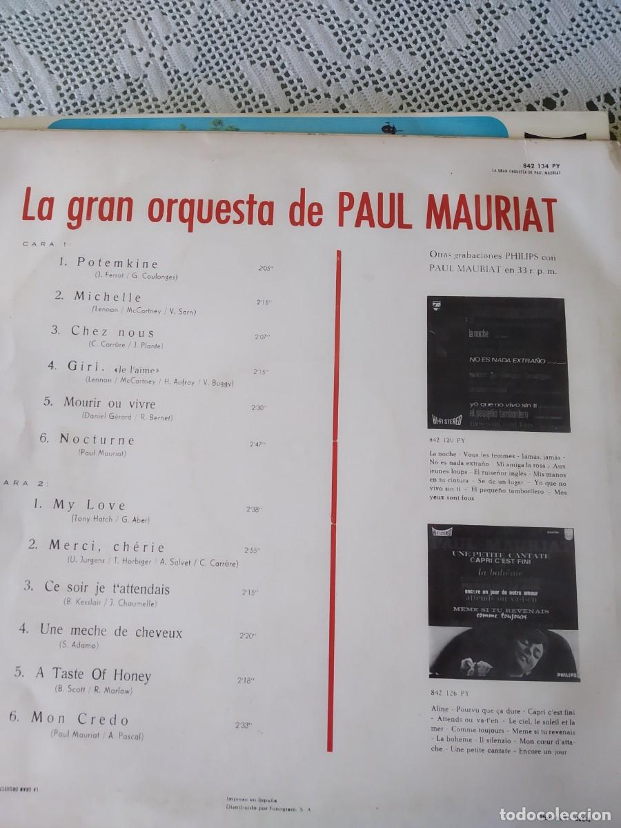 Discos de vinilo: Vinilo. Paul Mauriat - Foto 2