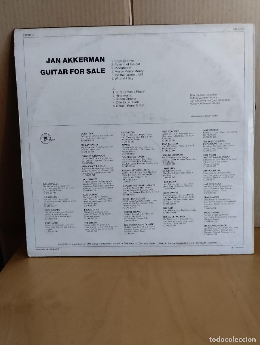 Discos de vinilo: JAN AKKERMAN ---- GUITAR FOR SALE - Foto 2
