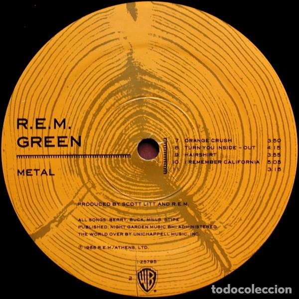 Discos de vinilo: R.E.M. &rdquo;Green&rdquo;. LP. - Foto 4